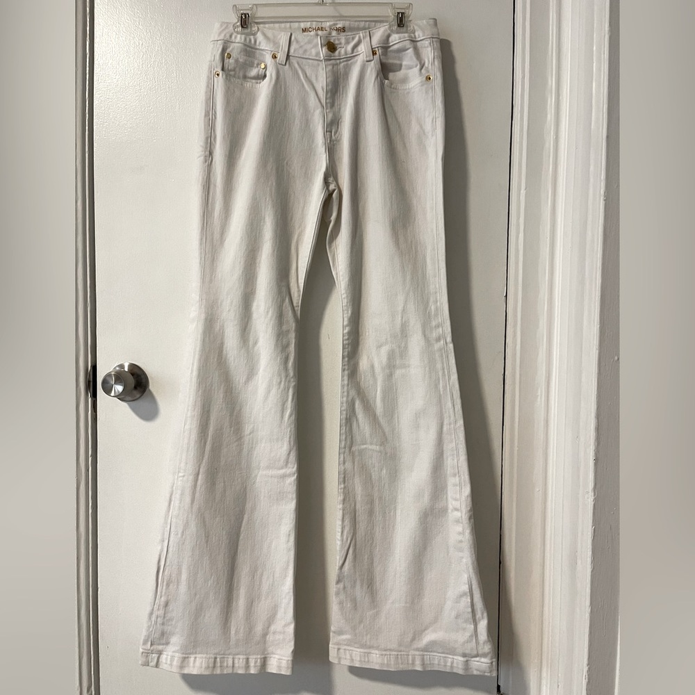White Flare Jeans